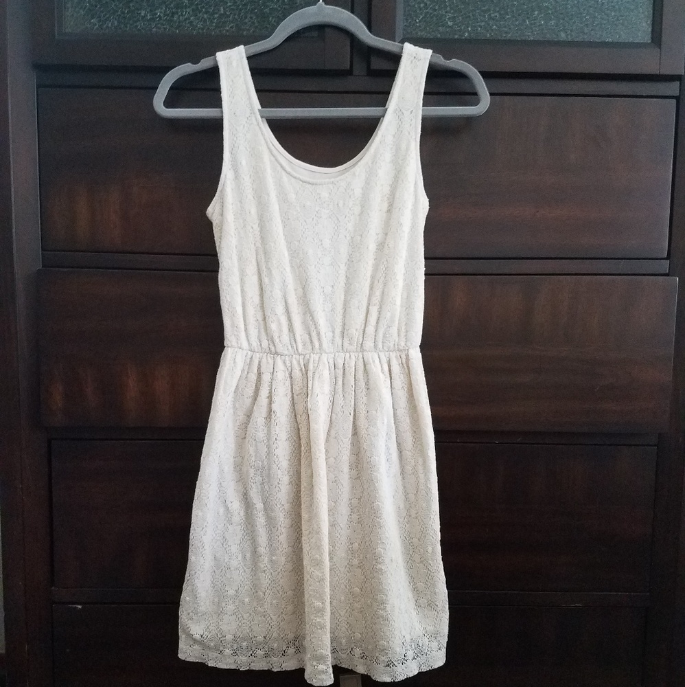 Mossimo Cream Crochet Dress👗